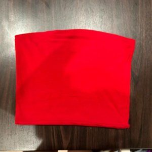 Brandy Melville Red Tube Top